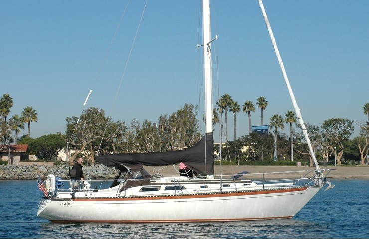 36 ft islander sailboat