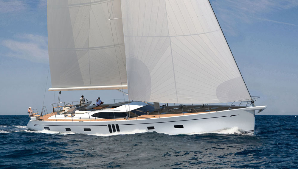 oyster 825 under sail