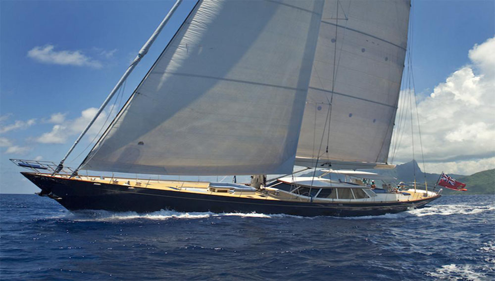 Fitzroy 41 meter under sail