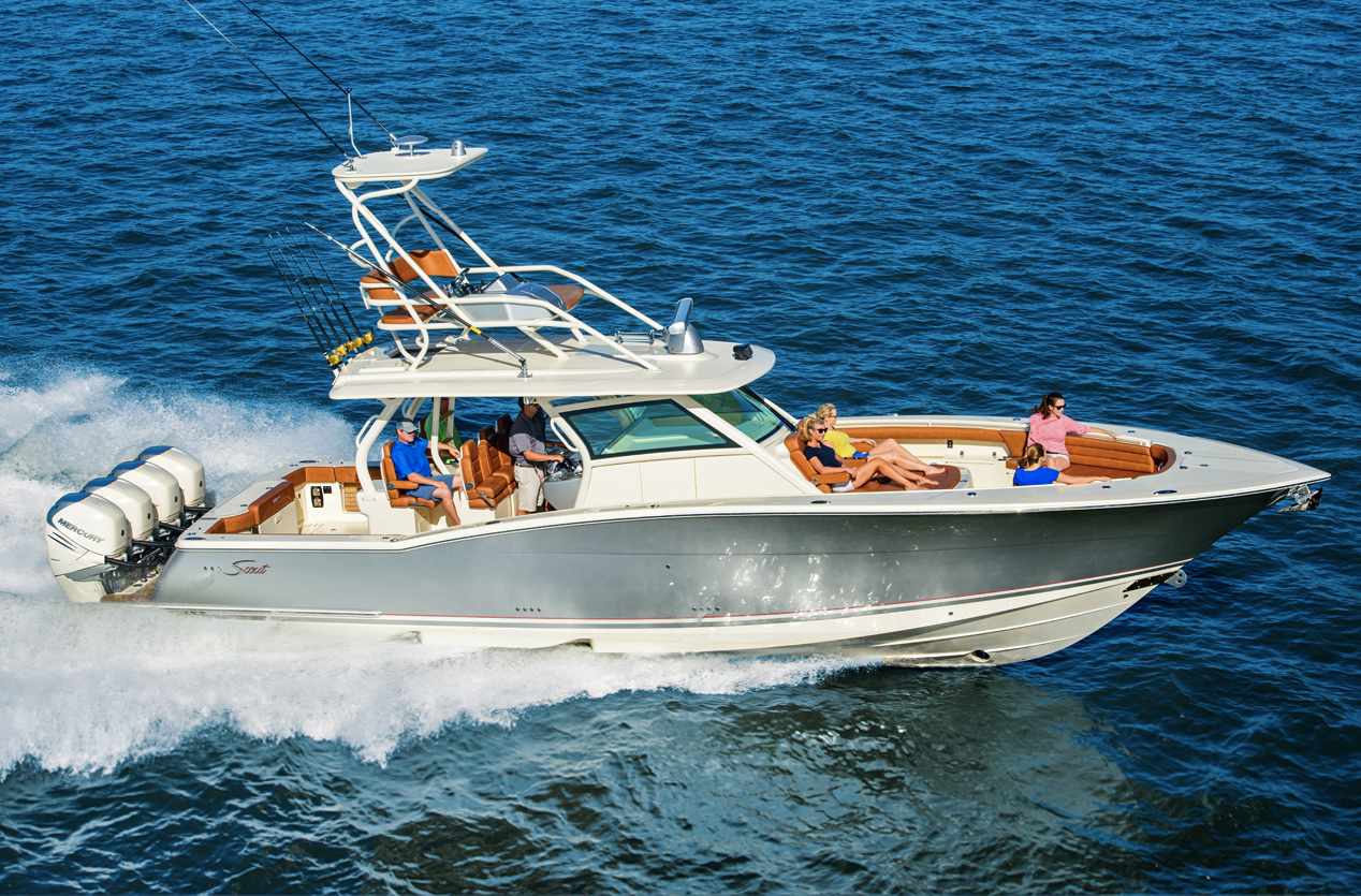 Center Console and Dual Console Sport Fishing Boats