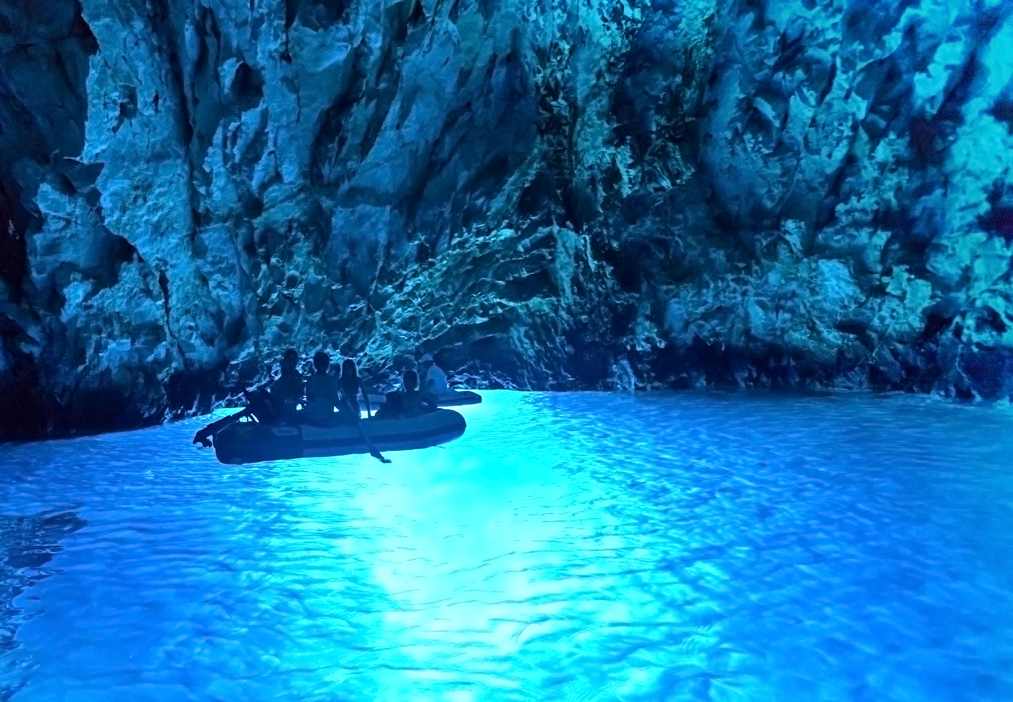 The Blue Grotto Cave In Croatia