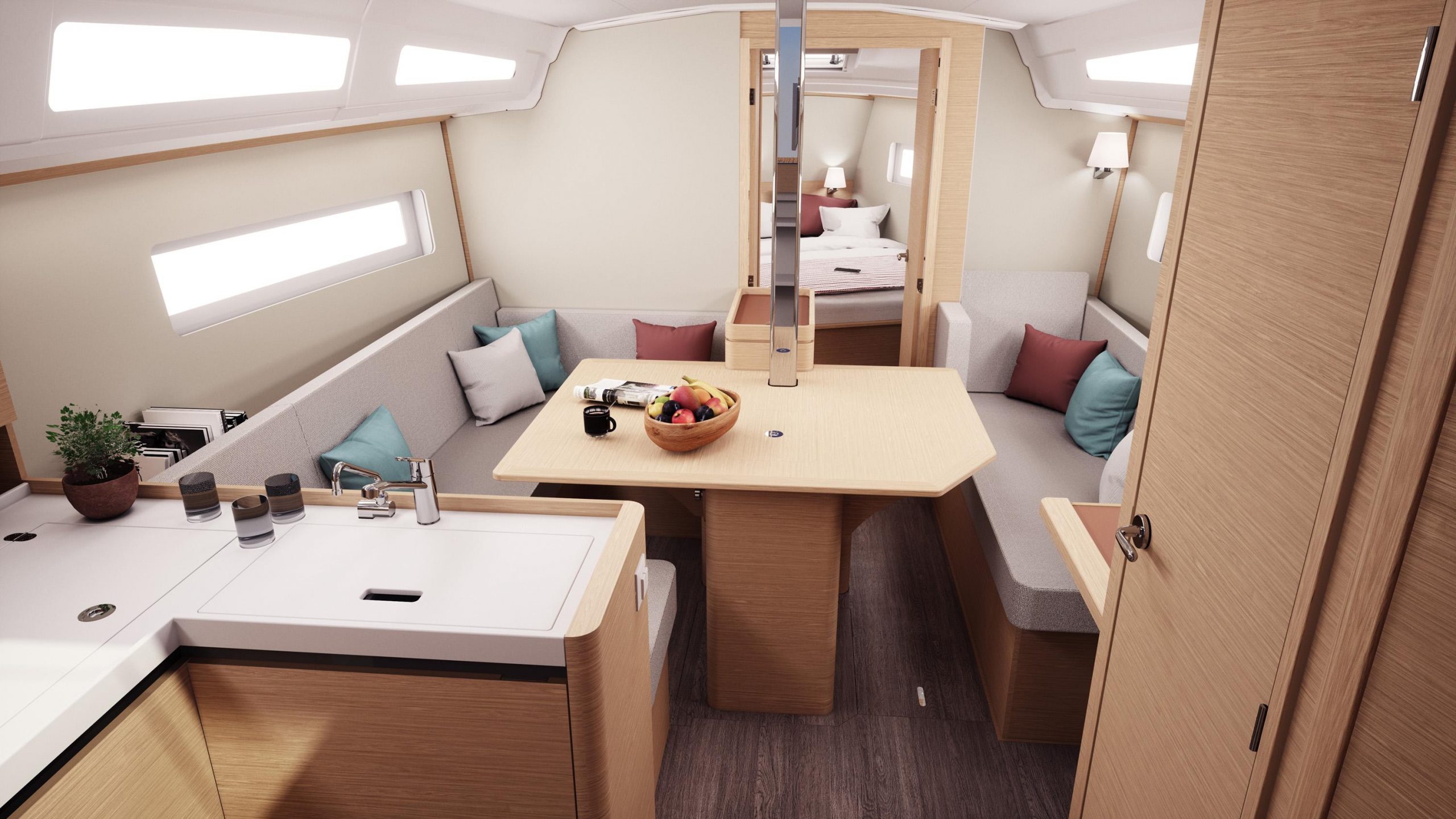 Interior Cabin Jeanneau Sun Odyssey 380 for sale on YachtWorld
