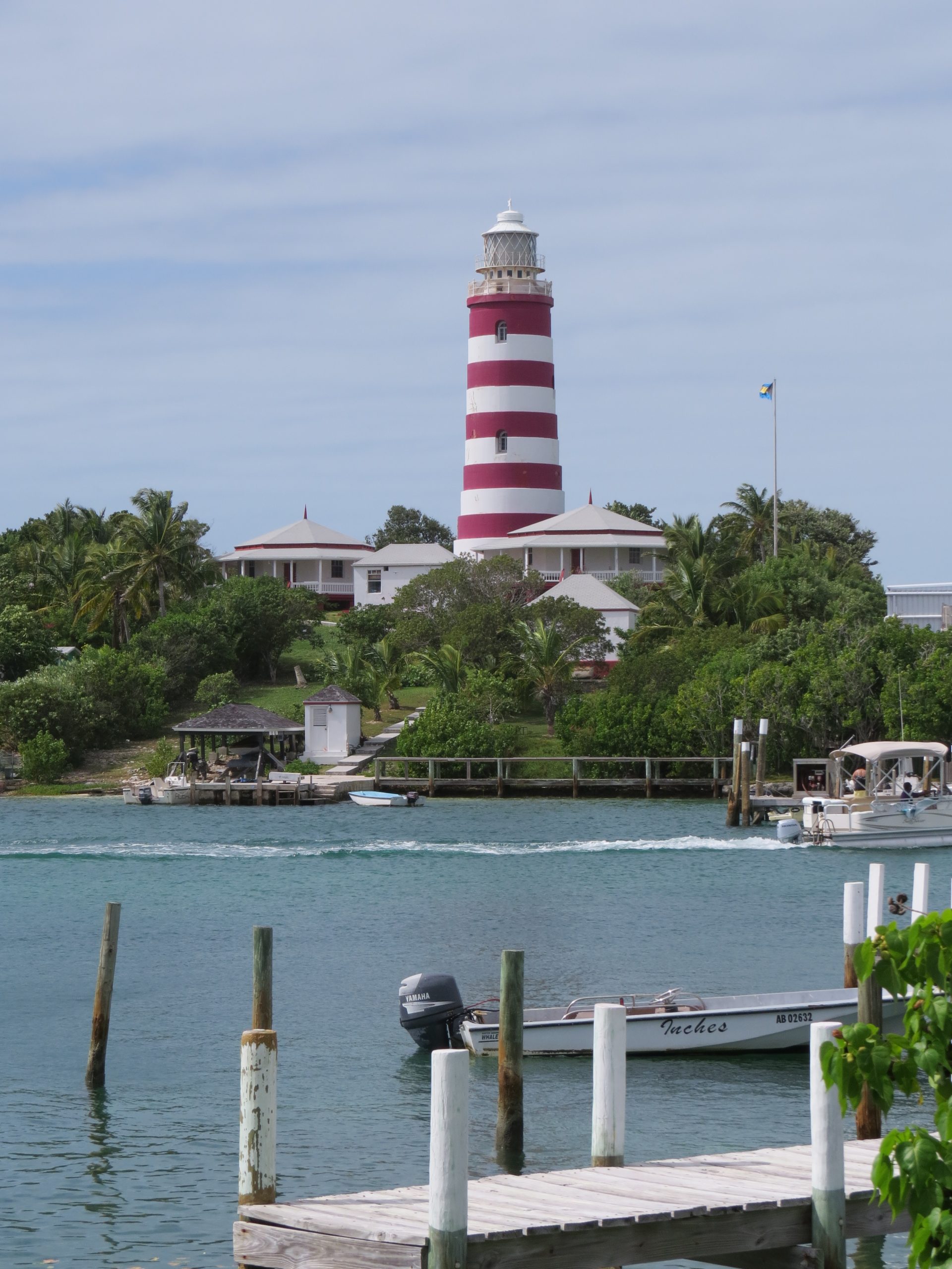 The Hope Town Lighthouse on Elbow Reef  