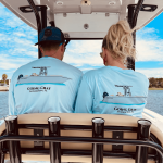 Boating shirts with bespoke boat-logo-made-by-The-Custom-Captain