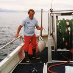 Jim Lindell On Commercial Gillnetter Fishing Boat