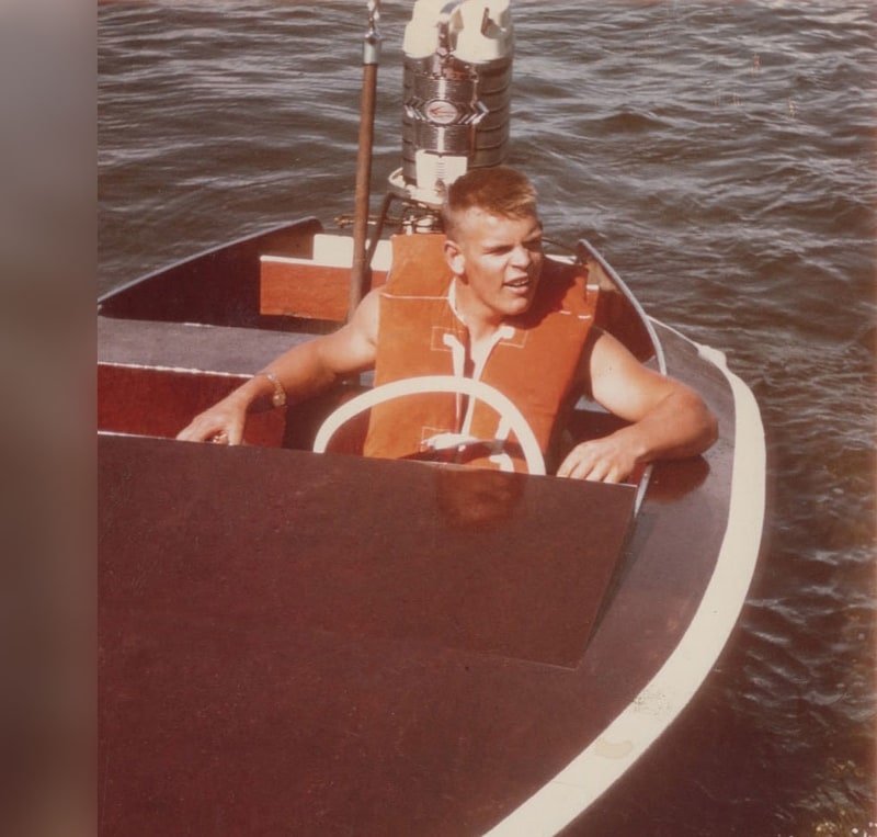 Jim Lindell Founder Lindell Yachts As Young Boy